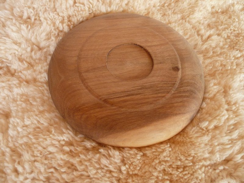 Petite assiette en bois de noyer – Image 3
