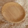 Assiette en bois pour enfant ou dessert