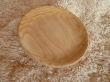 Assiette en bois pour enfant ou dessert