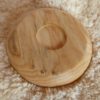 Petite assiette plate en bois de frêne – Image 3