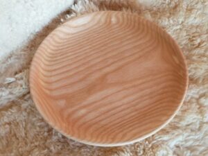Lot de 4 assiettes en frêne