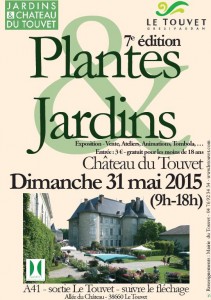 Au creux d'un arbre sera à la journée Plantes et  jardins au Touvet le 31 mai 2015