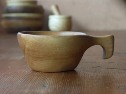 Kuksa en bois érable, fabrication artisanale française, pièce unique