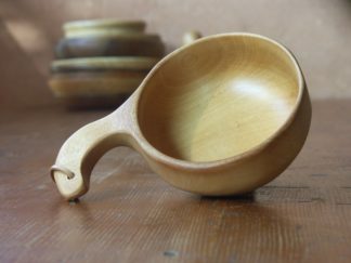 Kuksa en bois érable, fabrication artisanale française, pièce unique