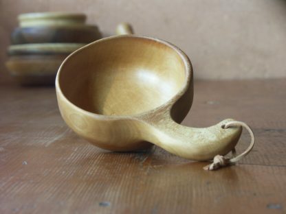 Kuksa en bois érable, fabrication artisanale française, pièce unique