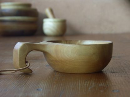 Kuksa en bois érable, fabrication artisanale française, pièce unique