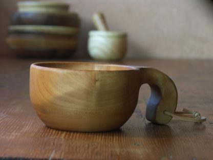 Kuksa en bois d'érable, fabrication artisanale, pièce unique