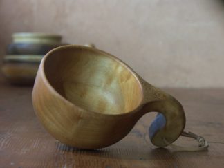 Kuksa en bois d'érable, fabrication artisanale, pièce unique