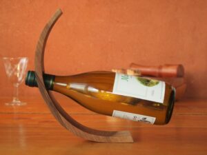 Porte bouteille de vin en bois