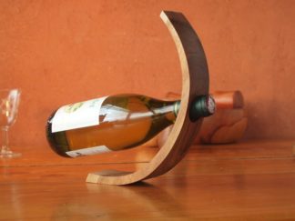 Porte bouteille de vin en bois