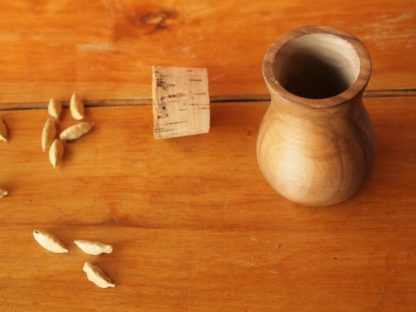 Pot à épice en bois de noyer