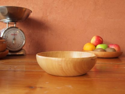 Assiette en bois de frêne