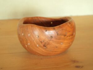 Bougeoir en cerisier