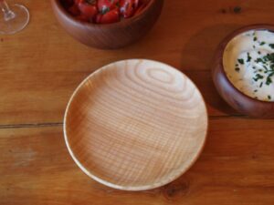 Assiette en frêne ondé - Taille enfant 19,5cm 967