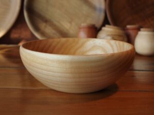 Assiette creuse en frêne - 20cm 951