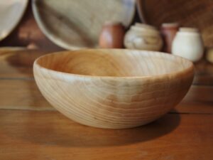 Assiette creuse en frêne - 19,5cm 950