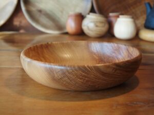 Assiette creuse en frêne olivier - 21cm 948
