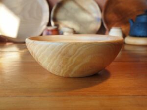 Assiette creuse en frêne - 19cm 947