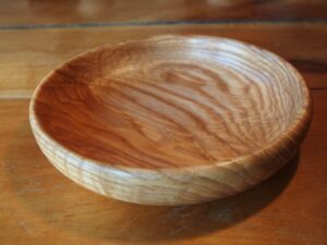 Assiette creuse en frêne olivier - 19,5cm 943