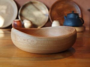 Assiette creuse en hêtre - 20cm 945