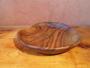 Coupe à fruit en noyer - 26cm 925