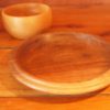 Assiette en noyer et son bol en érable – Image 5