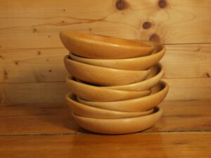 Assiettes creuses en érable 87