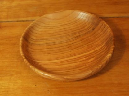 Assiette mi-creuse en frêne-olivier – Image 3