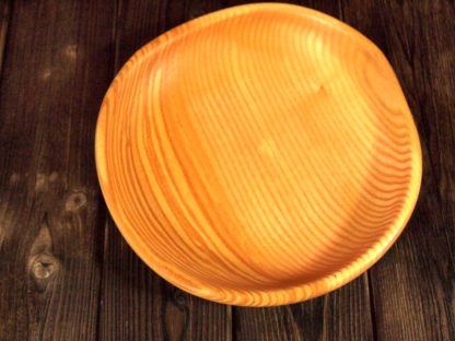 Assiette mi-creuse en frêne-olivier – Image 4