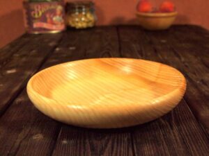 Assiette creuse en frêne 839