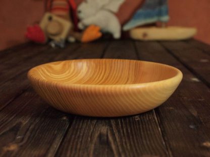 Assiette creuse en frêne-olivier - Taille bébé