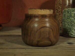 Boite à tisane en noyer