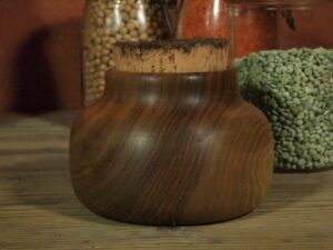 Boite à tisane en noyer