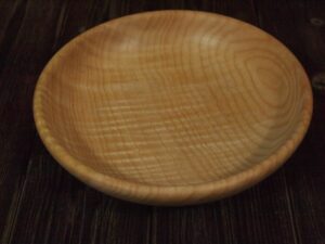 Assiette creuse en frêne - Taille enfant 785