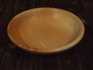 Assiette creuse en frêne - Taille enfant 784