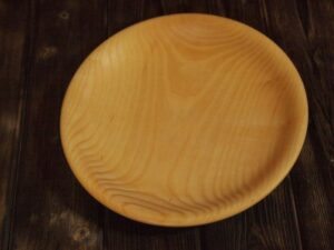 Assiette plate en frêne 776