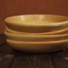 4 assiette mi-creuses en frêne – Image 2