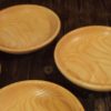4 assiette mi-creuses en frêne – Image 4