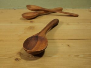 Cuillère en bois de pommier