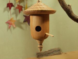 Nichoir décoratif en bois