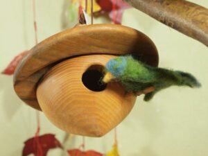 Nichoir décoratif en bois