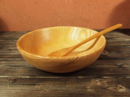 Assiette/petit saladier en frêne-olivier – Image 2