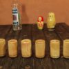 6 verres à vodka en frêne – Image 4