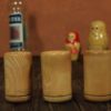 6 verres à vodka en frêne – Image 2