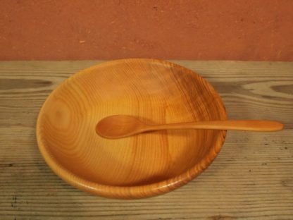 Cuillère en bois pour manger (adulte) en merisier – Image 3