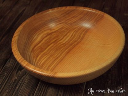 Assiette creuse en frêne olivier – Image 4