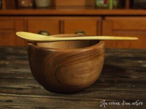 Cuillère en bois pour manger (adulte) en érable