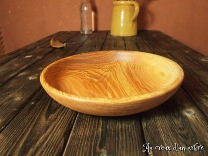 Assiette creuse en frêne-olivier – Image 4