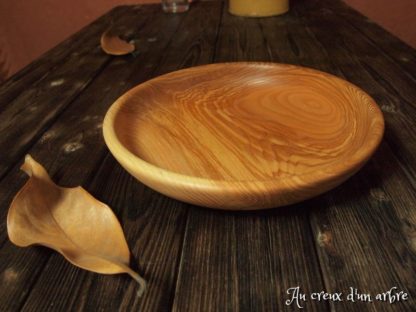Assiette creuse en frêne-olivier – Image 5