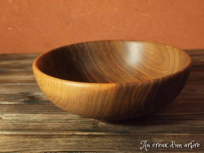 Assiette creuse en noyer – Image 3
